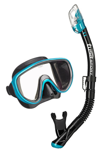 TUSA SPORT UC1625 Mask and Snorkel Set ADULT Black Series